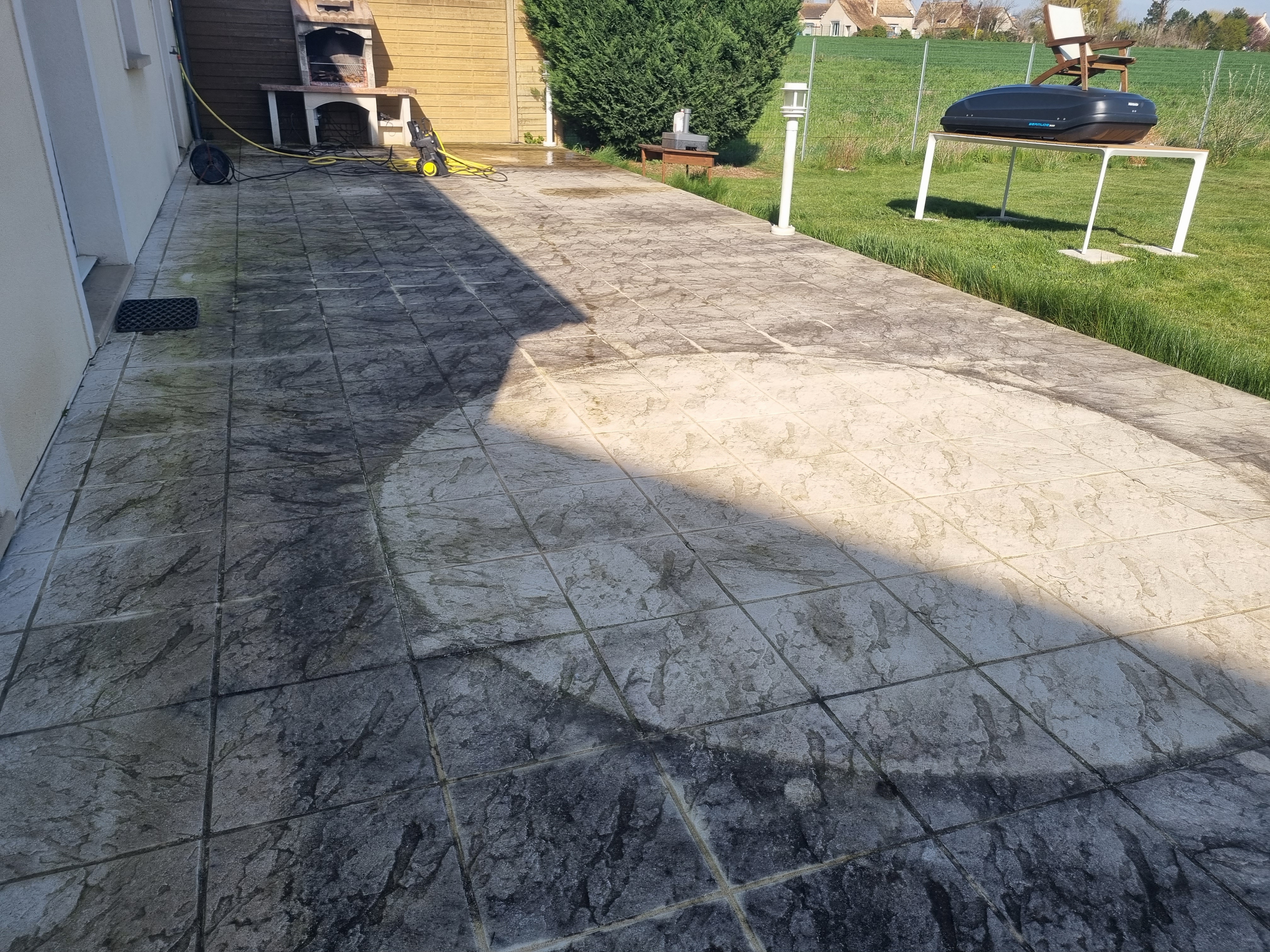 Chantier 2 avant création espace vert